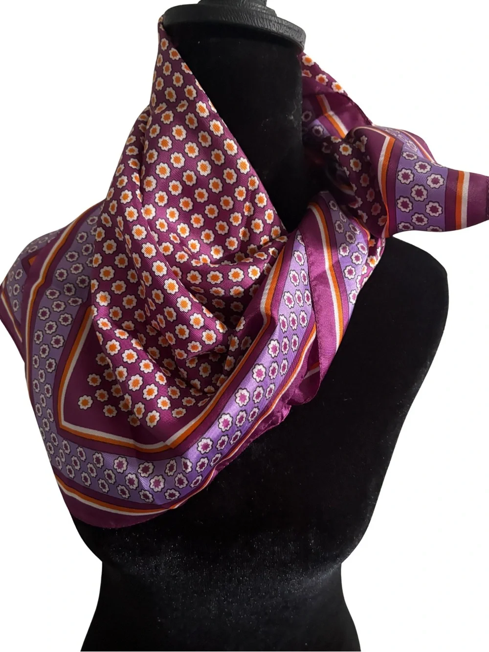 Vintage Groovy Morsly New York Scarf